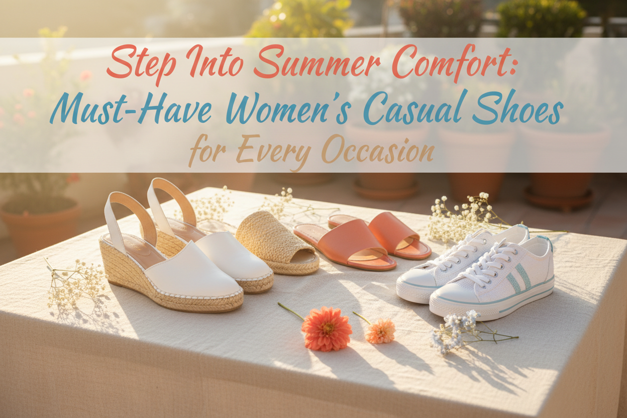 Comfortable women’s slip-on shoes for everyday casual wear