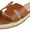Berness KENDRA Cognac Brown Women Slide Sandals Espadrille Platform Cutout Strap Cushioned Slip-On Summer Sandals
