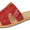 City Classified SALVIA-S Red Croco Women Flip Flops Casual Slide Sandals Cut-Out Strap Beach Summer Shoes - Accent Foot Fashions