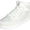 White sneaker with rhinestone embellishments on a white background
